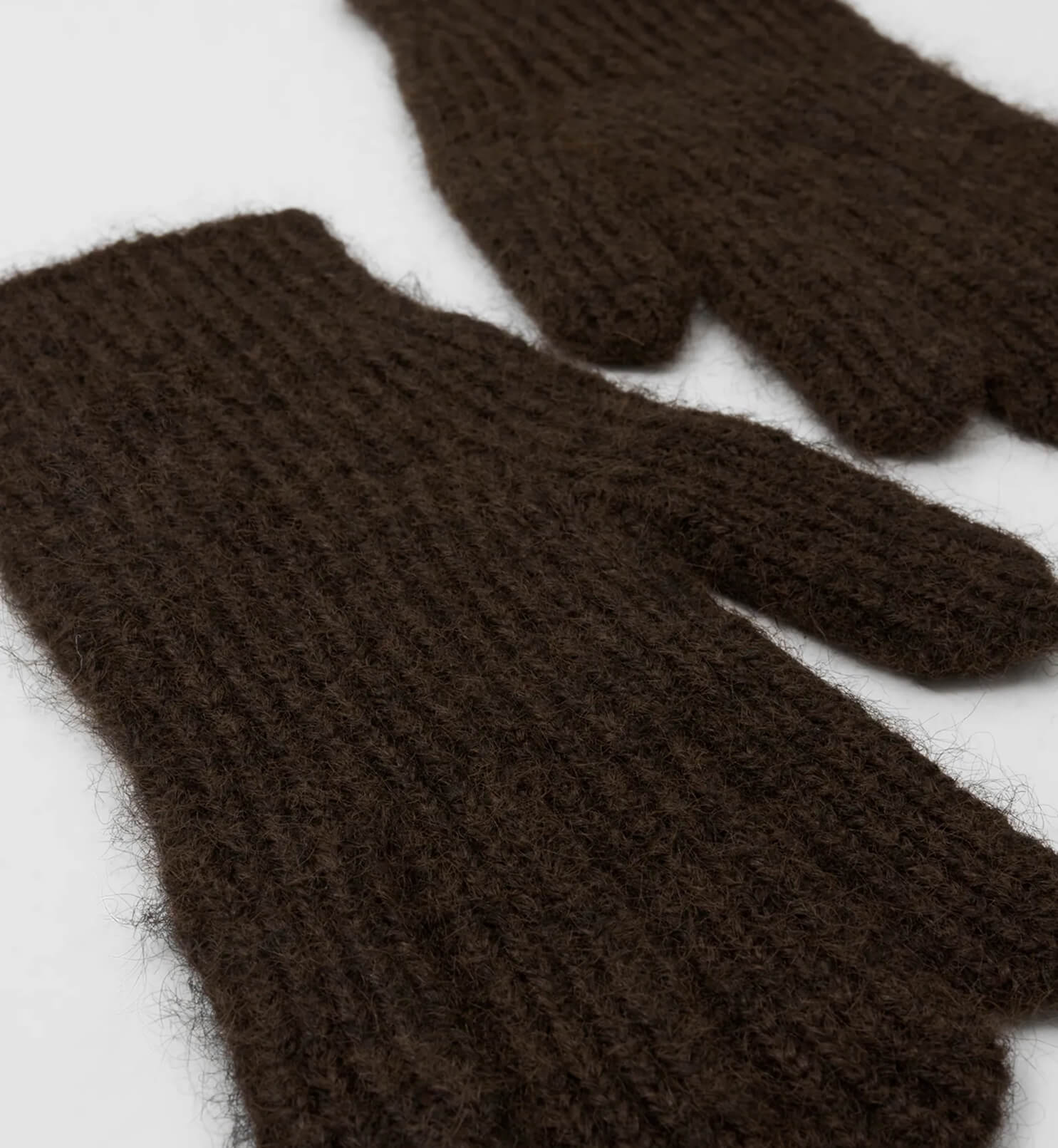 Wool blend knit gloves - Image 2
