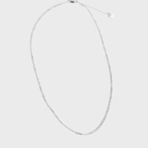 Minimalist silver chain necklace - Image 2