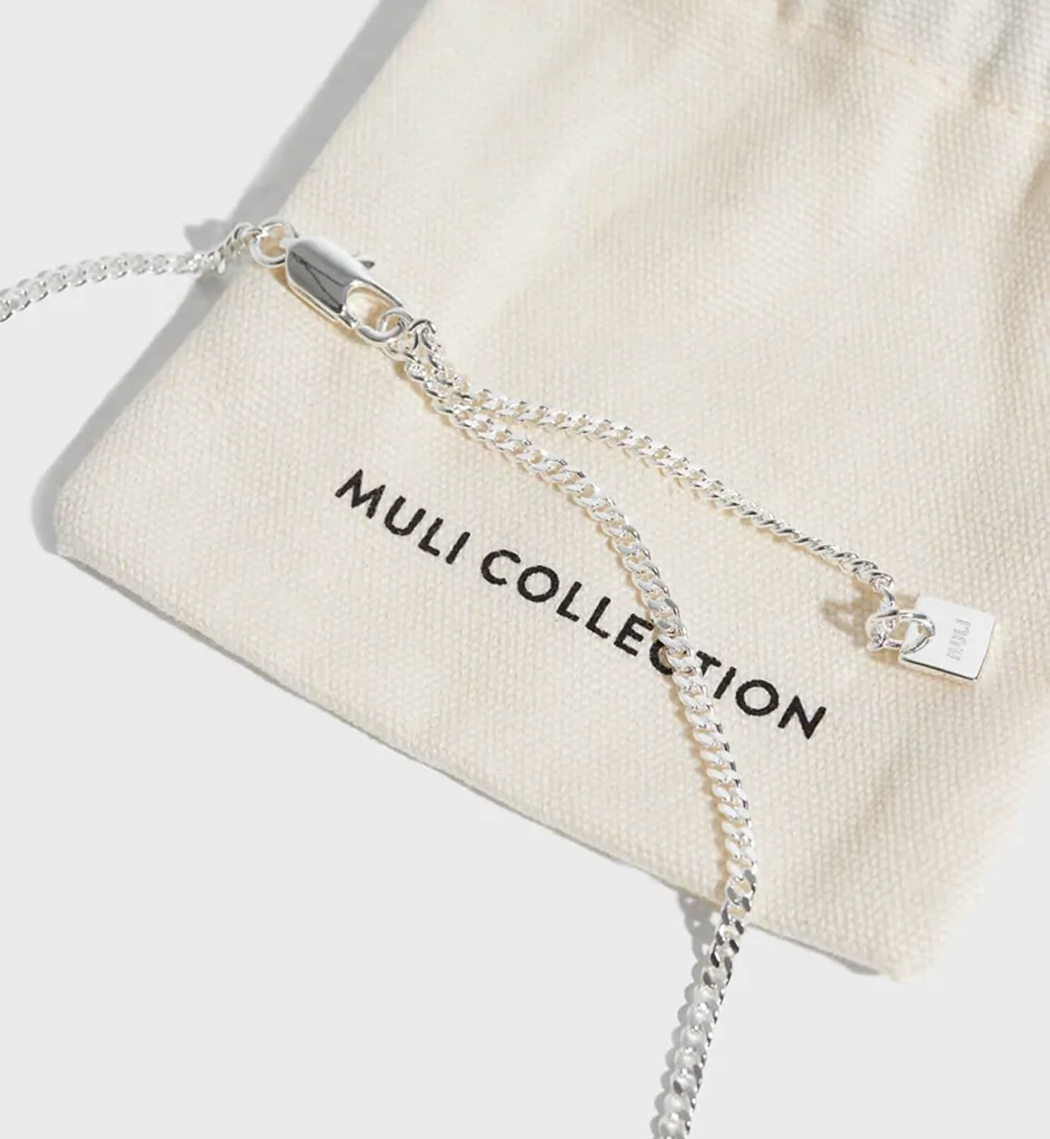 Minimalist silver chain necklace - Image 3