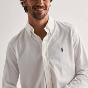 Classic white cotton shirt - Image 3
